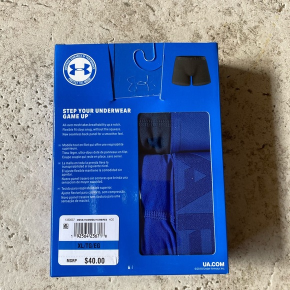 Under Armour UA Tech Mesh 6" Boxerjock (2 Pack) - Picture 4 of 4